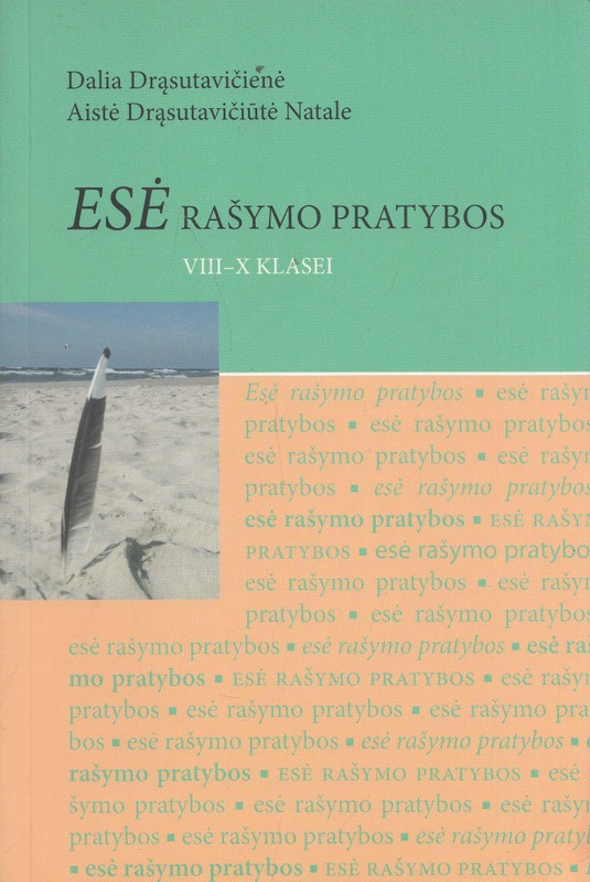 Esė rašymo pratybos VIII X klasei Knygos lt