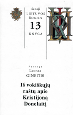 Iš vokiškųjų raštų apie Kristijoną Donelaitį