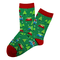 Moteriškos kojinės GREEN CHRISTMAS (dydis 36–41)
