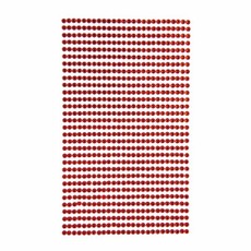 Dekor.lipnūs kristalai 3mm  806vnt.  RED
