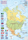 Šiaurės Amerikos politinis žemėlapis (A 4)