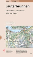 Swisstopo 1 : 25 000 Lauterbrunnen