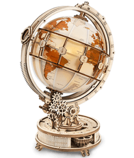 Medinis konstruktorius–gaublys ROBOTIME „Luminous globe 3D“, 180 dalių