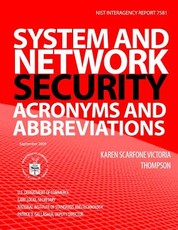 System and Network Security Acronyms and Abbreviations