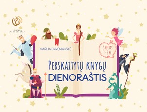 Perskaitytų knygų dienoraštis, 1–2 klasei