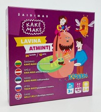 Stalo žaidimas „Kakė Makė lavina atmintį“