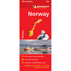 Norway. Sulankstomas žemėlapis 1:1 250 000