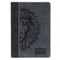 Journal Hardcover Two-Tone Black Gray Be Strong & Courageous Josh. 1:9