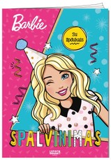 Barbė. Spalvinimas su lipdukais