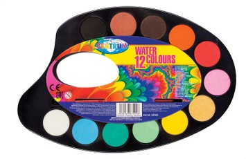 Akvarelė be teptuko 12 sp. CENTRUM