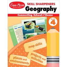 Skill Sharpeners: Geography, Grade 4 Workbook