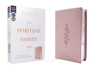 Niv, Spiritual Habits Bible, Leathersoft, Pink, Red Letter, Comfort Print