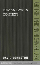 Roman Law in Context