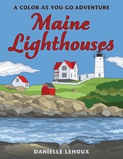 Maine Lighthouse Coloring Book