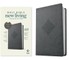 NLT Large Print Premium Value Thinline Bible, Filament Enabled (Leatherlike, Crossroads Gray)