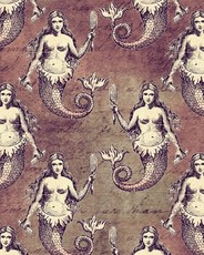 Mermaid Nostalgia Composition Notebook - Large Ruled Notebook - 8x10 Lined Notebook (Softcover Journal / Notebook / Diary)
