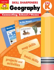 Skill Sharpeners: Geography, Prek Workbook