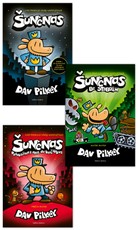 Dav Pilkey trijų knygų vaikams rinkinys: Šunėnas + Šunėnas. Be stabdžių + Šunėnas. Pasakojimas apie du kačiukus Dav Pilkey trijų knygų vaikams rinkinys: Šunėnas + Šunėnas. Be stabdžių + Šunėnas. Pasakojimas apie du kačiukus