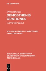 Orationes, Vol. I, Pars I-III