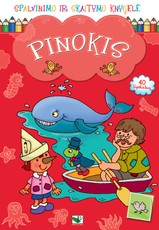 Pinokis. Spalvinimo ir skaitymo knygelė