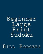 Beginner Large Print Sudoku