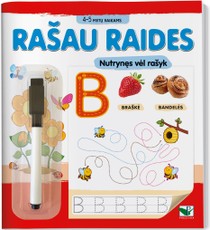 Rašau raides. 4-5 metų vaikams