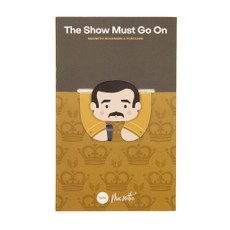 Magnetinis knygos skirtukas „The Show Must Go On“