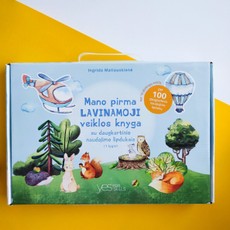 Mano pirma lavinamoji veiklos knyga su daugkartinio naudojimo lipdukais