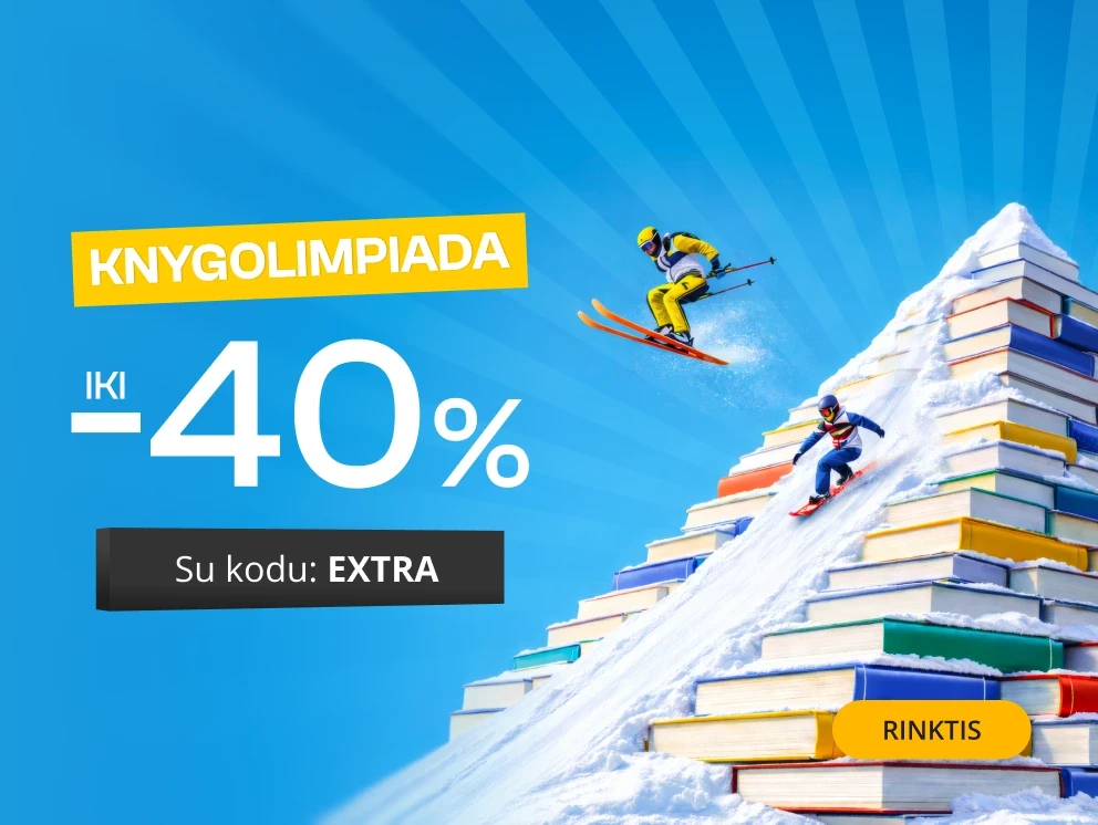 KNYGOLIMPIADA iki - 40 % extra nuolaidos!