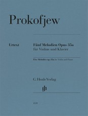 Sergej Prokofjew - Fünf Melodien op. 35a