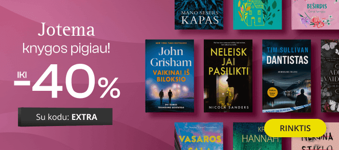 Leidyklos JOTEMA knygoms iki - 40 % extra nuolaidos!