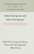 Indo-European and Indo-Europeans