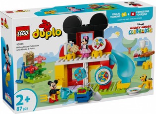 DUPLO Disney 10465 – Mikio Pelės klubo namelis su Minnie ir Plutu