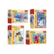TREFL DISNEY STITCH 4 dėlionių rinkinys „Lilo&Stitch“