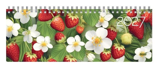 Kalendorius stalinis MEMO CARD strawberries