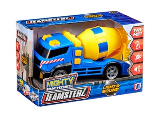 TEAMSTERZ MIGHTY MACHINES Betono maišyklė su šviesomis ir garsais, 12,5 cm