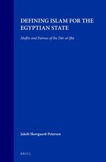 Defining Islam for the Egyptian State