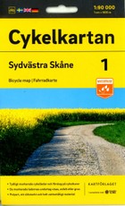 Cykelkartan Blad 1 Sydvästra Skåne 1:90000