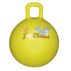 Šokliukas-kamuolys „Tomas ir Džeris“, geltonas, 45 cm