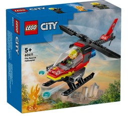LEGO City 60411 Gaisrinis gelbėjimo sraigtasparnis
