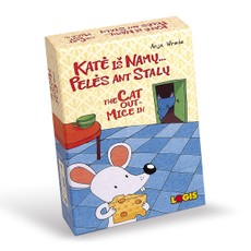 Katė iš namų... pelės ant stalų! Stalo žaidimas