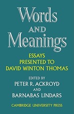 Words and Meanings