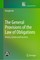 The General Provisions of the Law of Obligations