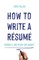 How to Write a RÃ©sumÃ©