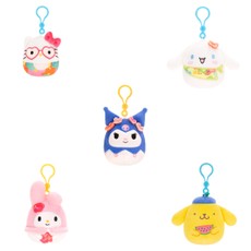 SQUISHMALLOWS HELLO KITTY W25 Prisegamas pliušinis žaislas, 8 cm