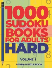 1000 Sudoku Books For Adults Hard - Volume 1