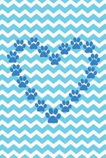 Paw Print Heart