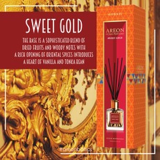 Kvapniosios lazdelės AREON MOSAIC Sweet Gold 85 ml