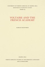 Voltaire and the French Academy