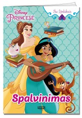 Princesė. Spalvinimas su lipdukais